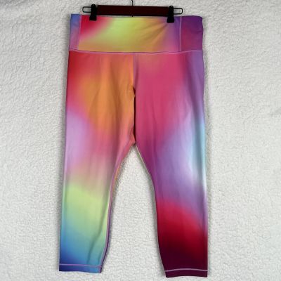Athleta 1X Love Proudly 7/8 tight Rainbow Leggings  Workout